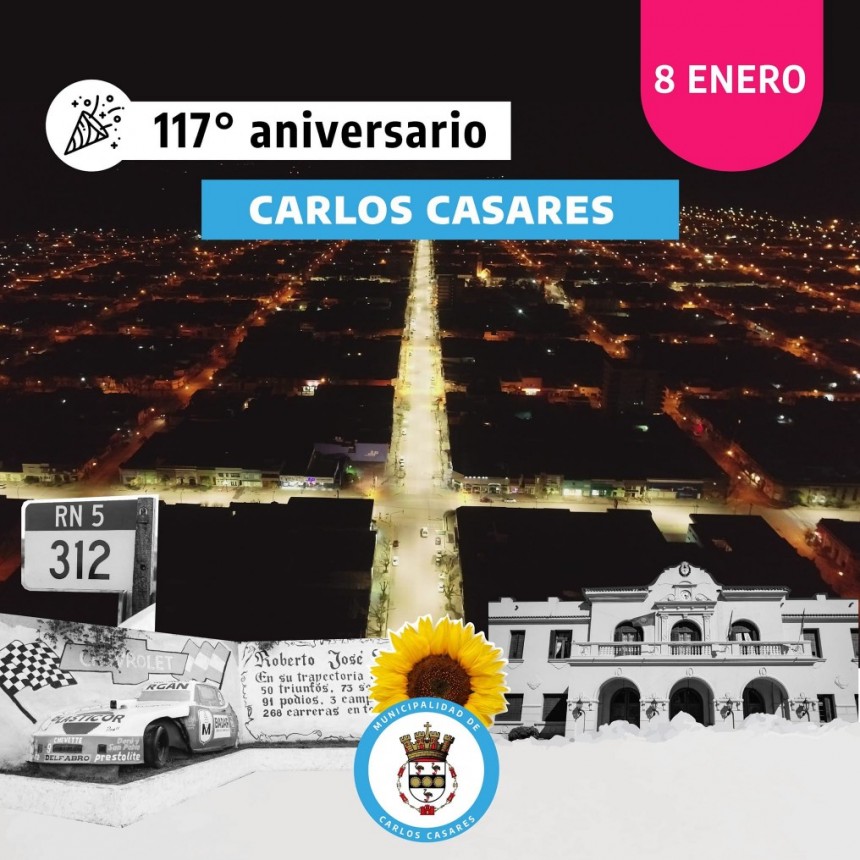 ANIVERSARIO DE CARLOS CASARES  117 AÑOS 