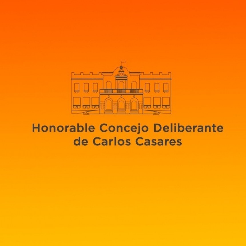 Este jueves sesiona el HCD en Carlos Casares