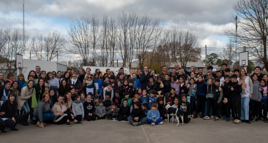 BELLOCQ - Reinauguración del Playon Deportivo