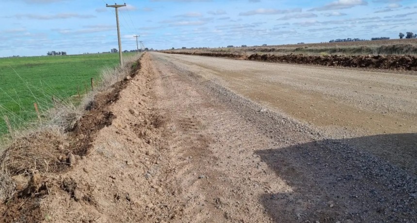 Inauguraron la obra realizada en el marco del Plan de Mejora de Caminos Rurales